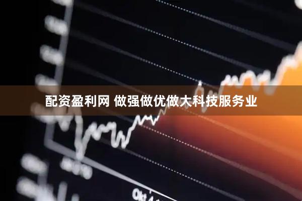 配资盈利网 做强做优做大科技服务业